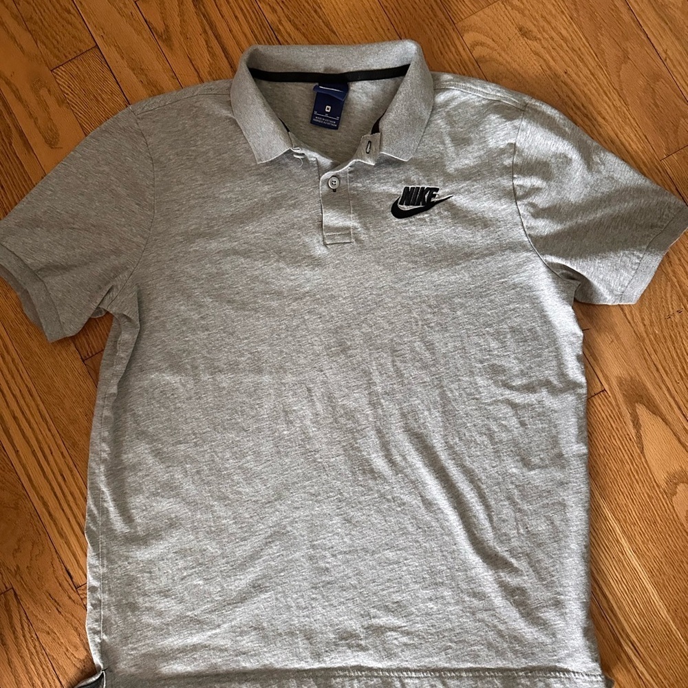 Nike Men's Gray Polo Shirt